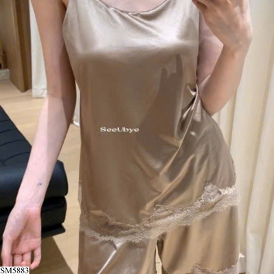 SM5883 SET NGỦ 2 DÂY LỤA NỮ