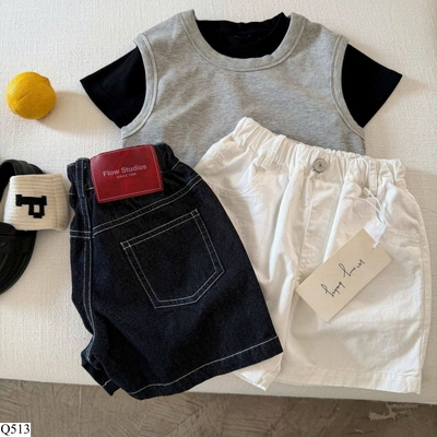 Q513 QUẦN SHORT JEANS CHO BÉ