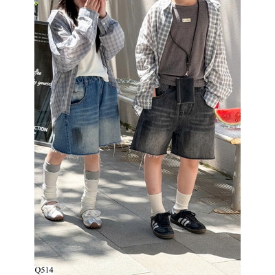 Q514 QUẦN SHORT JEANS RÁCH