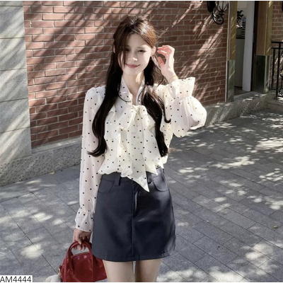 AM4444 ÁO SƠ MI CHẤM BI