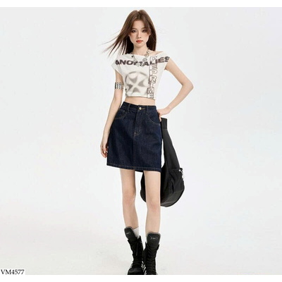 VM4577 CHÂN VÁY DENIM CHO NỮ