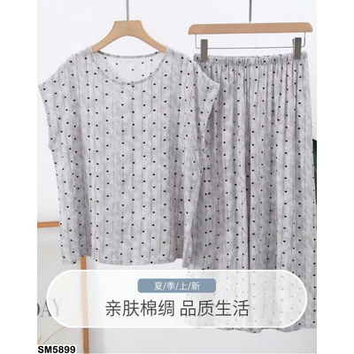 SM5899  BỘ ĐỒ TRUNG NIÊN HỌA TIẾT