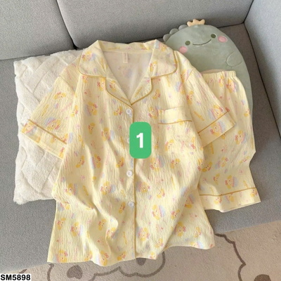 SM5898 SET BỘ NGỦ MẶC NHÀ CUTE CHO NỮ
