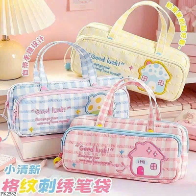 PK2582 TÚI BÚT 2 NGĂN SIÊU XINH