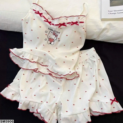 SM5906 BỘ NGỦ 2 DÂY HELLO KITTY