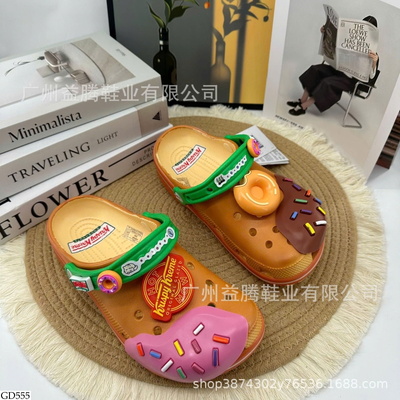 GD555 SỤC CROCS BÁNH DONOUT NAM NỮ