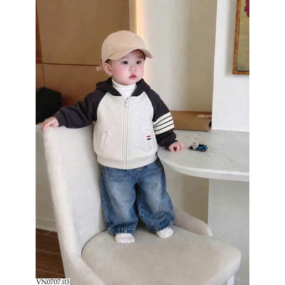 VN0707.03 ÁO KHOÁC NỈ BÔNG CHO BT