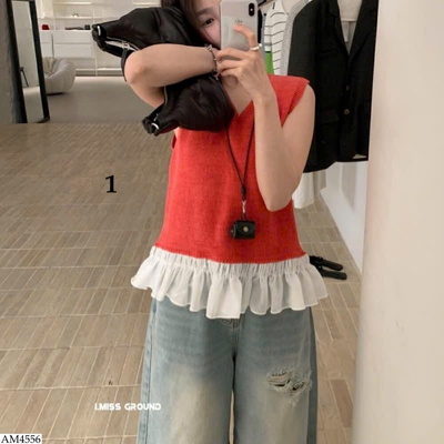 AM4556 ÁO BA LỖ DỆT KIM CHO NỮ