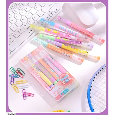 PK2625 HỘP 6 BÚT 2 ĐẦU CHO BÉ