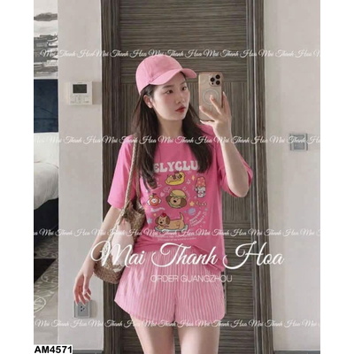 AM4571  BST ÁO THUN NELY HỌA TIẾT NGỘ NGHĨNH