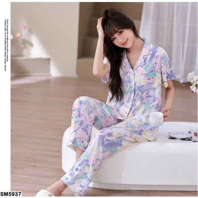 SM5937 BỘ PIJAMA LANH SIÊU MÁT