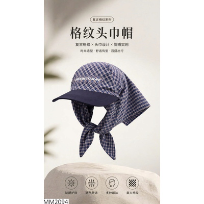 MM2094 MŨ CHỐNG NẮNG CARO  HOTTREND