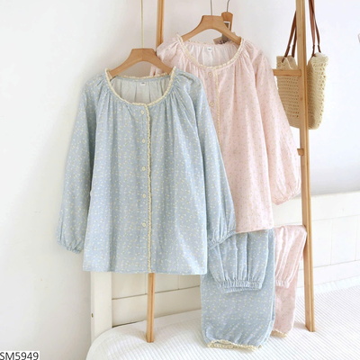 SM5949 BỘ MẶC NHÀ HỌA TIẾT HOA