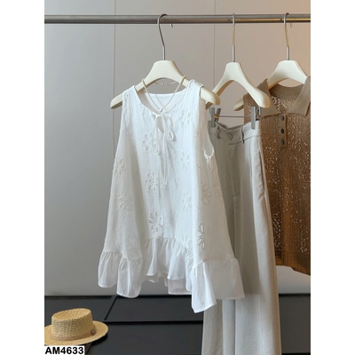 AM4633 ÁO BABYDOLL THÊU HOA ANNA