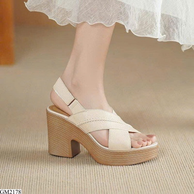 GM2178 SANDAL QUAI CHÉO ĐẾ CAO