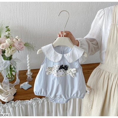 BG041 BODY XANH CỔ SEN MÈO ĐÁNG YÊU