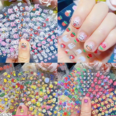 DC1762 SET 30 TỜ STICKER DÁN MÓNG CHO BÉ