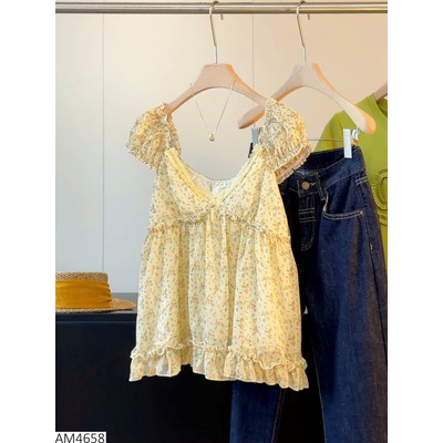 AM4658 ÁO BABYDOLL HỌA TIẾT HOA ANNA