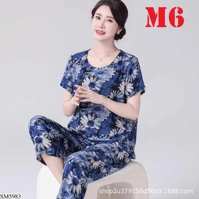 SM5983 BỘ TRUNG NIÊN HỌA TIẾT CHO MẸ