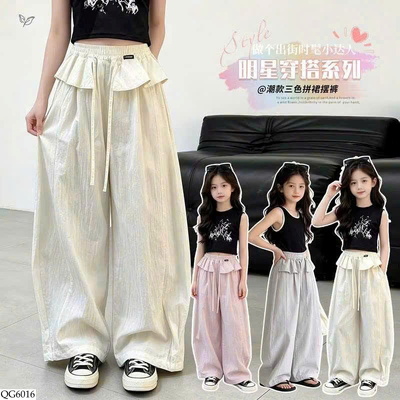 QG6016 QUẦN ỐNG RỘNG CHO BÉ GÁI