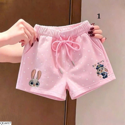 QG6017 QUẦN SHORT CHẤM BI CHO BÉ