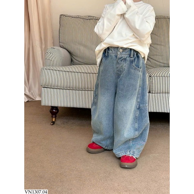 VN1307.04 JEANS ỐNG SUÔNG CHO BÉ