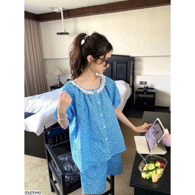 SM5990 BỘ HOA NHÍ MẶC NHÀ CHO NỮ