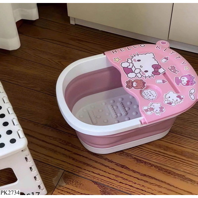 PK2734  CHẬU NGÂM CHÂN KITTY