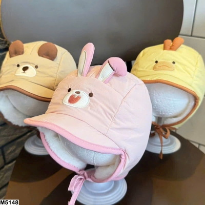 M5148 MŨ LÓT LÔNG CUTE CHO BÉ
