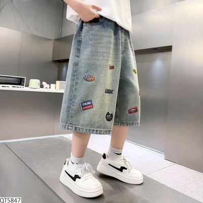 QT5847 QUẦN JEAN HỌA TIẾT CHO BT