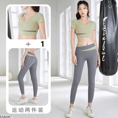 SM6007 BỘ ĐỒ TẬP QUẦN DÀI THỂ THAO NỮ
