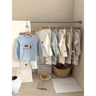 S8094  SET ÁO TAY DÀI CHO BÉ