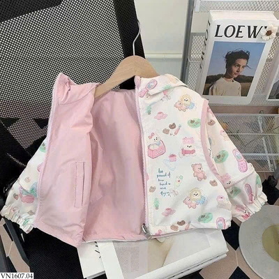 VN1607.04 ÁO KHOÁC 2 MẶT CHO BG