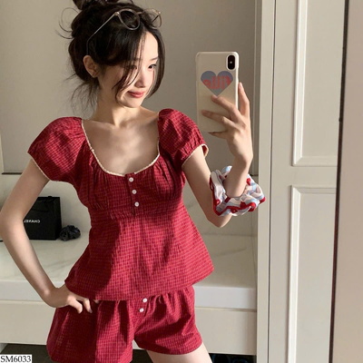 SM6033 BỘ NGỦ MẶC NHÀ CHO NỮ