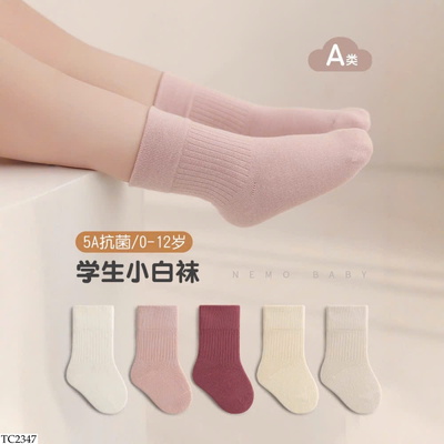 TC2347 SET 5 ĐÔI TẤT PASTEL