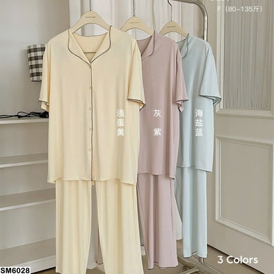 SM6028 BỘ MẶC NHÀ LỤA BĂNG SONGFEI