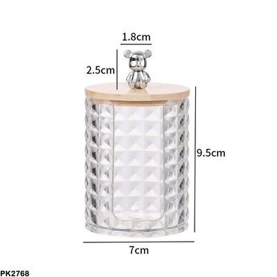 PK2768 HỘP ĐỰNG BÔNG TẨY TRANG & TĂM BÔNG