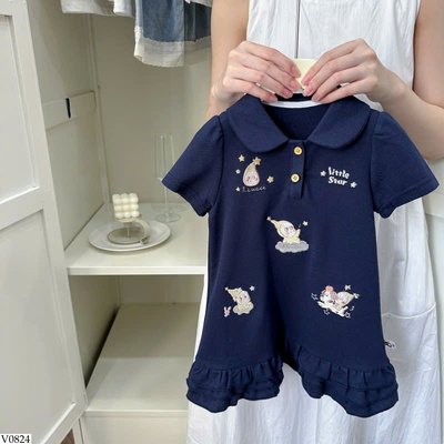 V0824 VÁY POLO CHO BÉ GÁI
