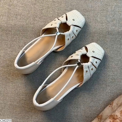 GM2253 GIÀY BÚP BÊ MŨI VUÔNG CHO NỮ