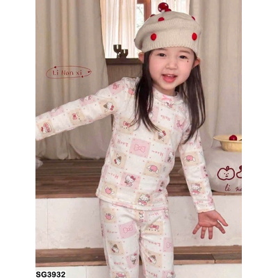 SG3932  SET BỘ NGỦ MẶC NHÀ CHO BÉ