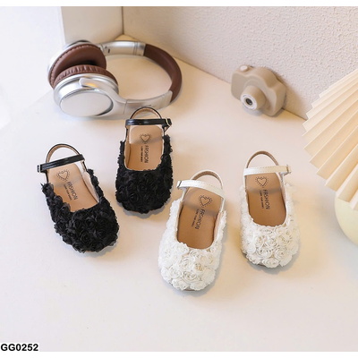 GG0252 GIÀY BÚP BÊ HOA HỒNG CHO BÉ
