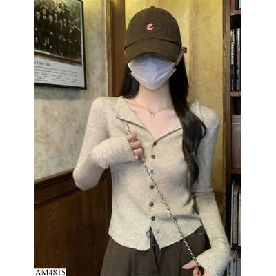 AM4815 ÁO LEN DỆT KIM CỔ BẺ