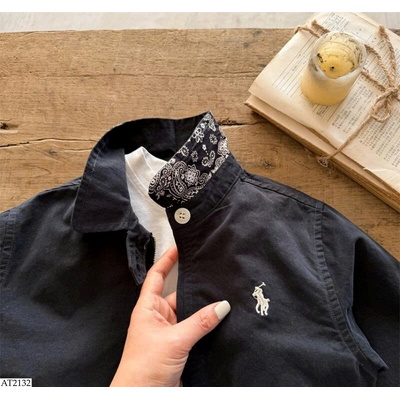 AT2132 KHOÁC KAKI PHỐI MÀU CỔ MMY