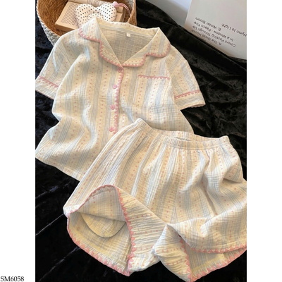 SM6058 BỘ NGỦ PIJAMA CHO NỮ