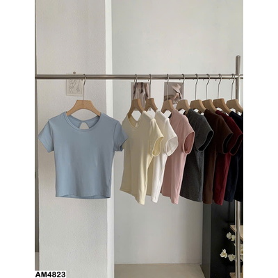 AM4823  ÁO THUN TAY NGẮN CỔ TRÒN KEKEZOON