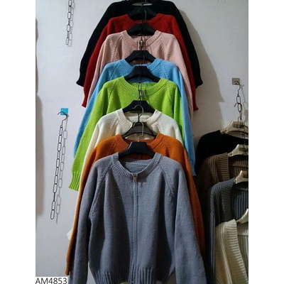 AM4853  ÁO CARDIGAN LEN KHÓA KÉO