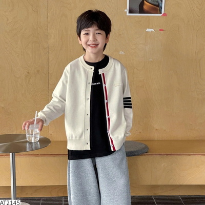 AT2145 CARDIGAN LEN TAY KẺ AOAOKIS
