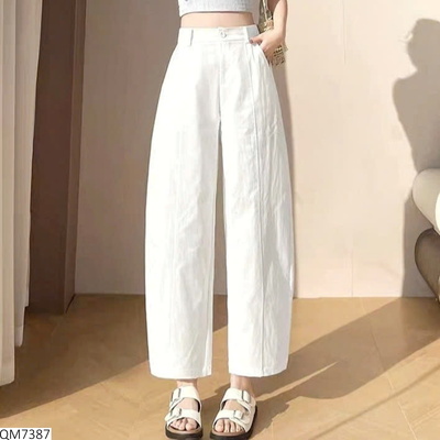 QM7387 QUẦN BAGGY ỐNG RỘNG NỮ