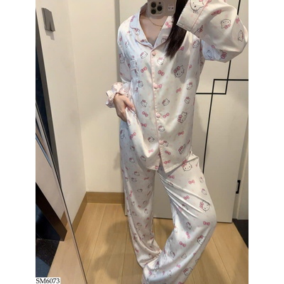SM6073 BỘ NGỦ PIJAMA KITTY CHO NỮ