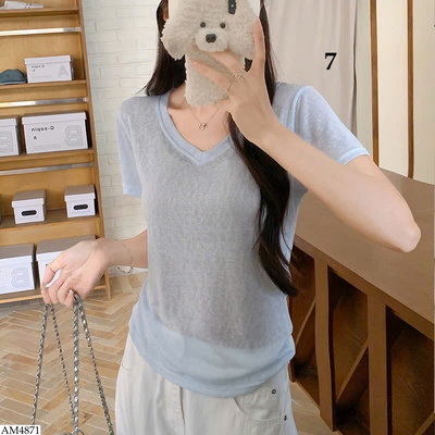 AM4871 ÁO CỔ TIM CHO NỮ